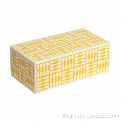 Wooden jewelry box, comes with two watch/bracelet cuffs